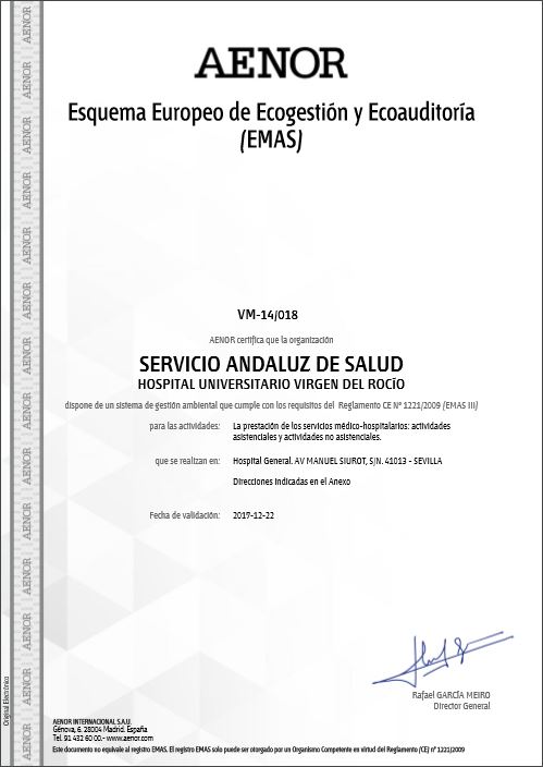 EMAS Certificado emas